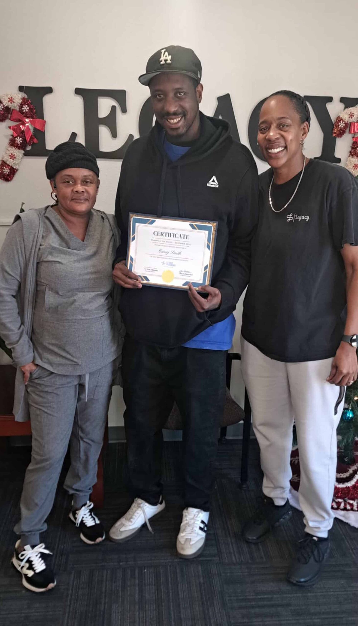 Student of the Month - Casey (Coach Teri and Reese)