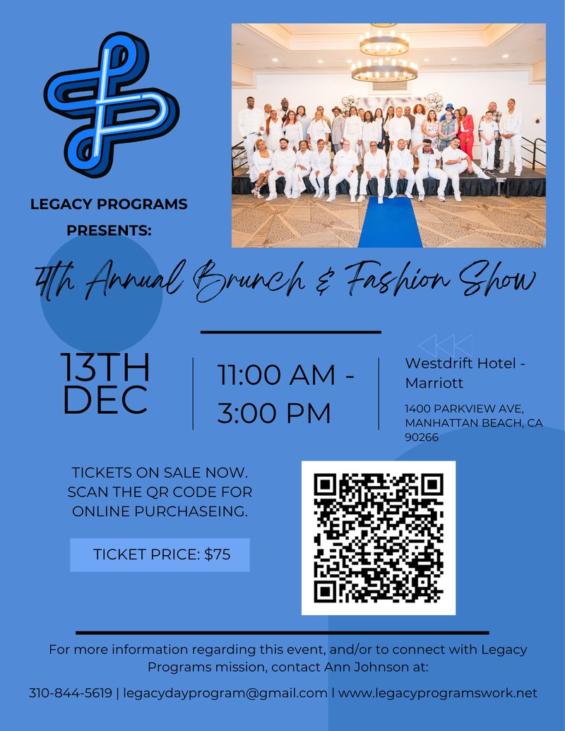 Legacy Programs Annual Fashion Show and Brunch